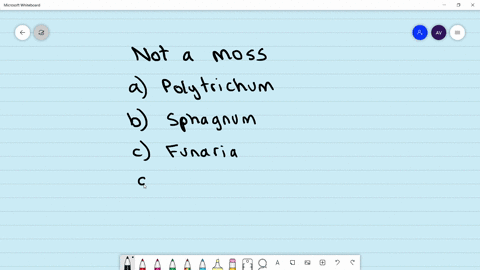 which-of-the-following-is-not-a-moss-a-polytrichum-b-sphagnum-c-funaria-d-riccia