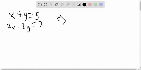 SOLVED:Use the echelon method to solve each system of two equations in ...
