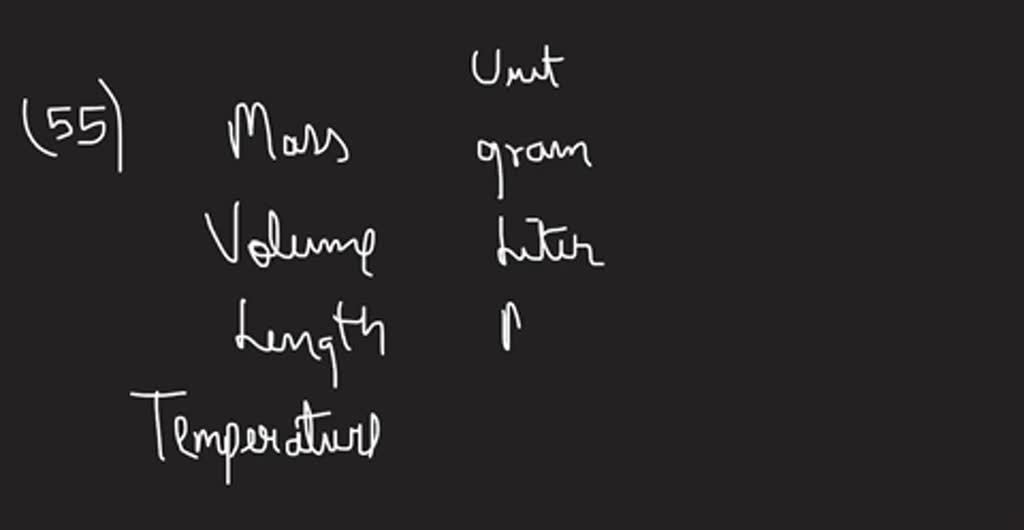 solved-what-are-the-units-used-in-the-si-system-to-measure-mass-volume