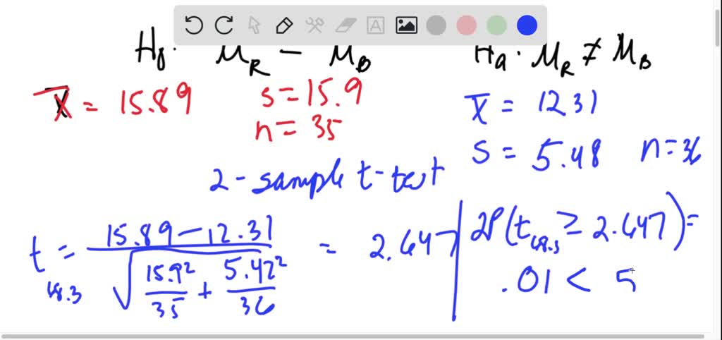 SOLVED:Test the given claim. Assume that both samples are independent ...