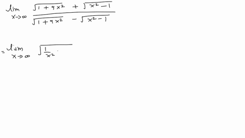 lim-_x-rightarrow-infty-fracsqrt19-x2sqrtx2-1sqrt19-x2-sqrtx2-1-text-ans-frac43-text