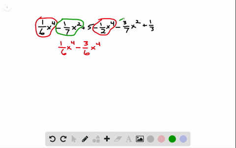 simplify-each-of-the-following-by-combining-like-terms-see-examples-6-and-7-frac16-x4-frac17-x25-fra