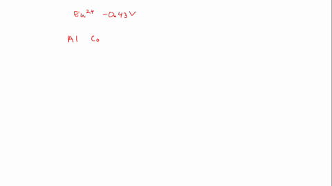 the-standard-reduction-potential-of-mathrmeu2a-q-is-043-mathrmv-using-appendix-e-which-of-the-follow