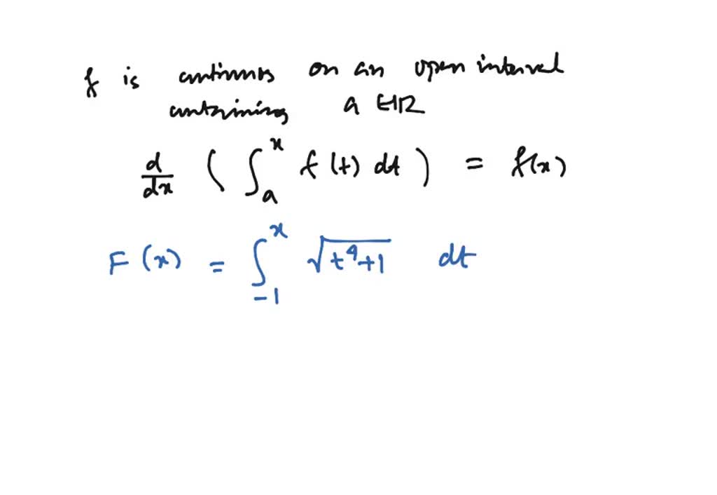 second fundamental theorem of calculus practice