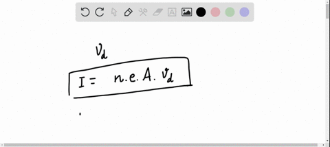 a-current-i-flows-through-a-uniform-wire-of-diameter-d-when-the-mean-drift-velocity-is-v_d-the-same-