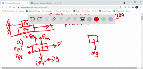 a-500-mathrmkg-block-is-placed-on-top-of-a-100-kg-block-fig-p568-a-horizontal-force-of-450-mathrmn-i