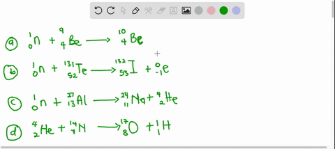 complete-each-of-the-following-bombardment-reactions-a-_01-n-_49-mathrmbe-longrightarrow-b-_01-n-_-4