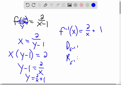 find-a-formula-for-f-1x-identify-the-domain-and-range-of-f-1-verify-that-f-and-f-1-are-inverses-fx-6