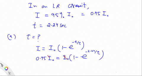 the-current-in-an-r-l-circuit-increases-to-95-of-its-final-value-224-mathrms-after-the-switch-is-clo
