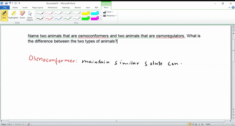 name-two-animals-that-are-osmoconformers-and-two-animals-that-are-osmoregulators-what-is-the-differe