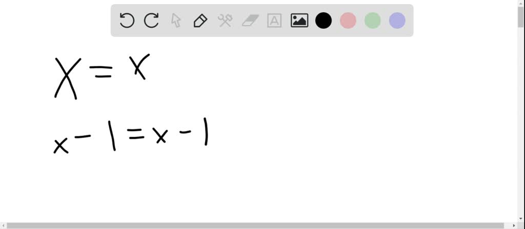 SOLVED:An equation that is true for only specific values of the ...