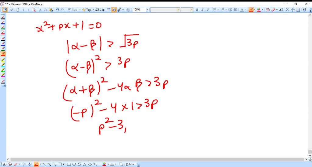 Absolute Roots ⏩SOLVED:If the absolute value of the difference of roots of the… | Numerade