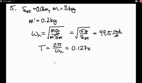 when-a-3-mathrmkg-block-is-suspended-from-a-spring-the-spring-is-stretched-a-distance-of-60-mathrm-2