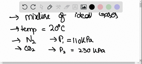 a-mixture-of-ideal-gases-is-blended-in-a-rigid-vessel-that-is-initially-evacuated-and-is-maintained-