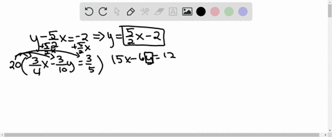 solve-each-system-by-substitution-beginarrayr-y-frac52-x-2-frac34-x-frac310-yfrac35-endarray
