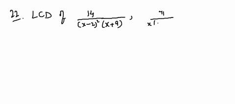 find-the-least-common-denominator-lcd-frac14x-22x9-quad-frac41xx-2x9