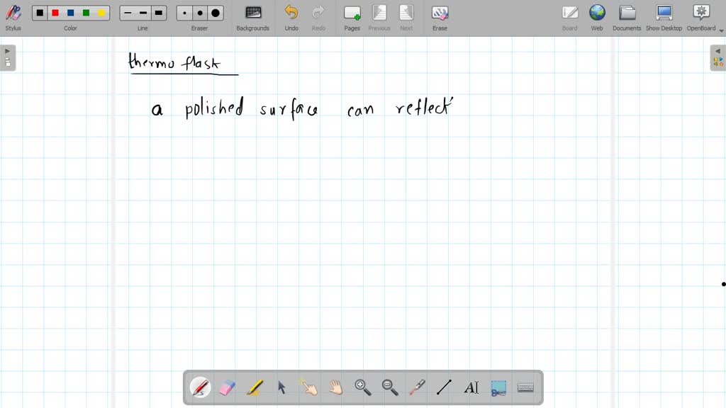 In a thermos flask, heat loss by conduction and convection can be
