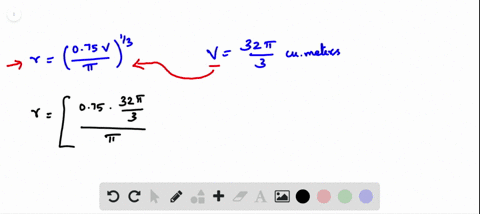 the-radius-of-a-sphere-is-a-function-of-its-volume-given-by-the-formula-rleftfrac075-vpiright1-3-whe