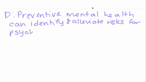 ______-seeks-to-identify-and-alleviate-conditions-that-put-people-at-risk-for-psychological-disorder