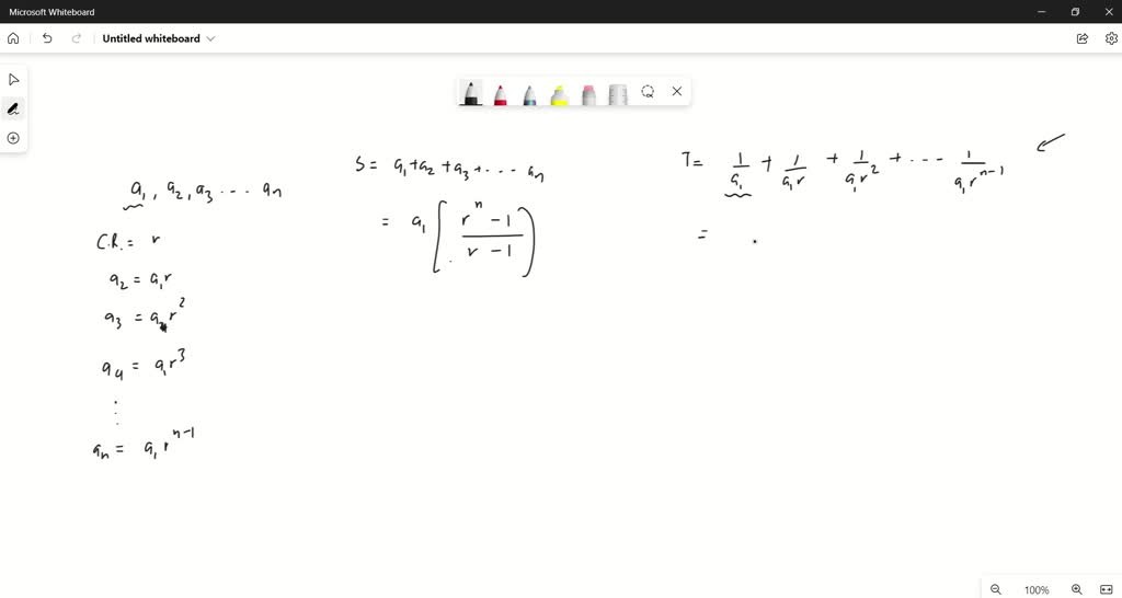 SOLVED: A geometric progression of length n is a sequence of the form a ...