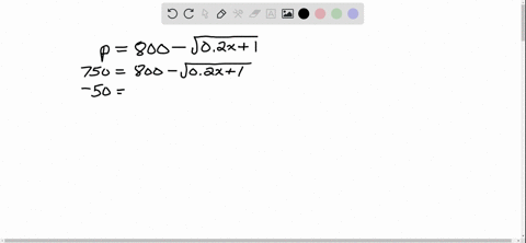 the-demand-equation-for-a-high-definition-television-set-is-modeled-by-p800-sqrt02-x1-where-x-is-the