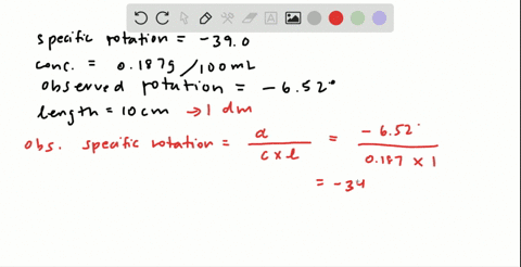 a-compound-has-a-specific-rotation-of-390-a-solution-of-the-compound-0187-mathrmg-100-mathrmml-rotat
