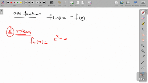 which-of-the-following-is-an-odd-function-a-mathrmf_1mathrmxfracmathrmemathrmxmathrme-mathrmx2-b-mat
