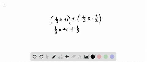 perform-the-indicated-operations-leftfrac13-x1rightleftfrac13-x-frac32right