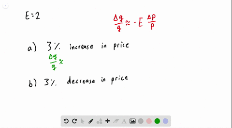 the-elasticity-of-a-good-is-e2-what-is-the-effect-on-the-quantity-demanded-of-a-a-3-price-increase-b