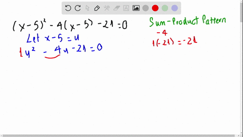 solve-each-equation-by-making-an-appropriate-substitution-if-at-any-point-in-the-solution-process-13