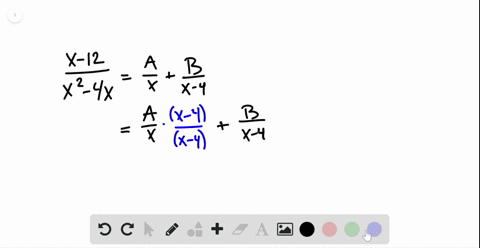 in-exercises-1-4-find-the-values-of-a-and-b-that-complete-the-partial-fraction-decomposition-fracx-1