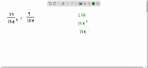 find-the-lcd-of-each-pair-of-rational-expressions-frac3315-a3-frac910-a