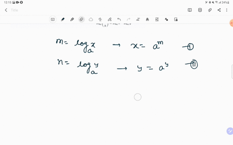 Laws of Logarithms