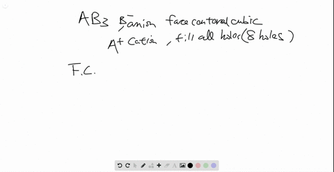 is-it-possible-for-a-salt-of-formula-mathrmab_3-to-have-a-face-centered-cubic-unit-cell-of-anions-wi