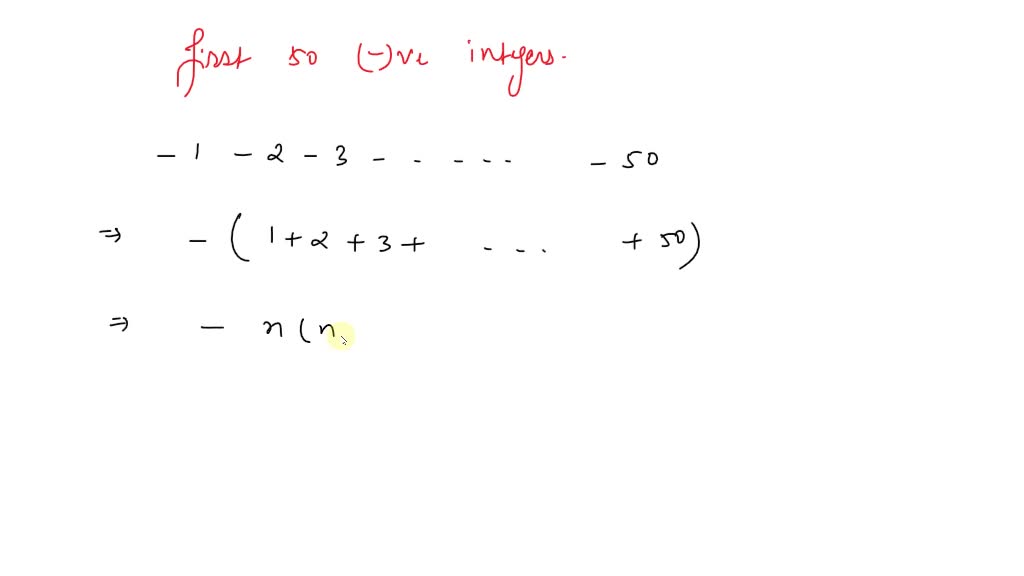 SOLVED Find The Sum Of The Finite Arithmetic Sequence Sum Of The First