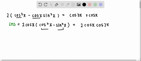 prove-the-identity-2leftcos-3-x-cos-x-sin-2-xrightcos-3-xcos-x-2