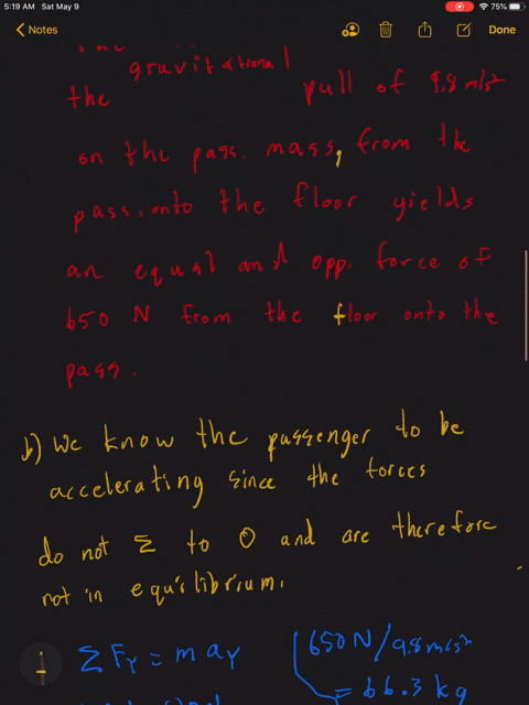 the-upward-normal-force-exerted-by-the-floor-is-620-mathrmn-on-an-elevator-passenger-who-weighs-650-