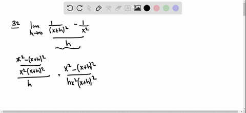 11-32-evaluate-the-limit-if-it-exists-lim-_h-rightarrow-0-fracfrac1xh2-frac1x2h-2