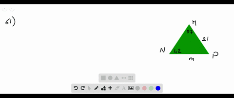 in-triangle-m-n-p-m-angle-n42circ-n21-in-and-m-angle-m57circ-find-m