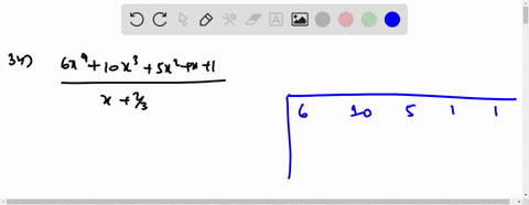 find-the-quotient-and-remainder-using-synthetic-division-frac6-x410-x35-x2x1xfrac23