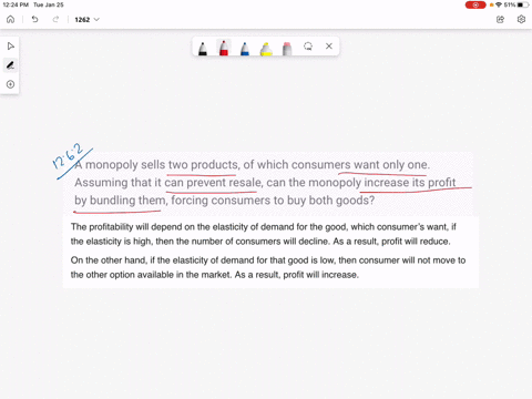 a-monopoly-sells-two-products-of-which-consumers-want-only-one-assuming-that-it-can-prevent-resale-c