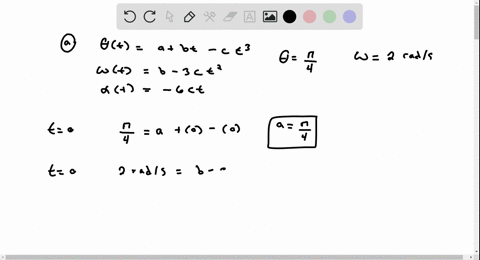 the-angle-theta-through-which-a-disk-drive-turns-is-given-by-thetatab-t-c-t3-where-a-b-and-c-are-con