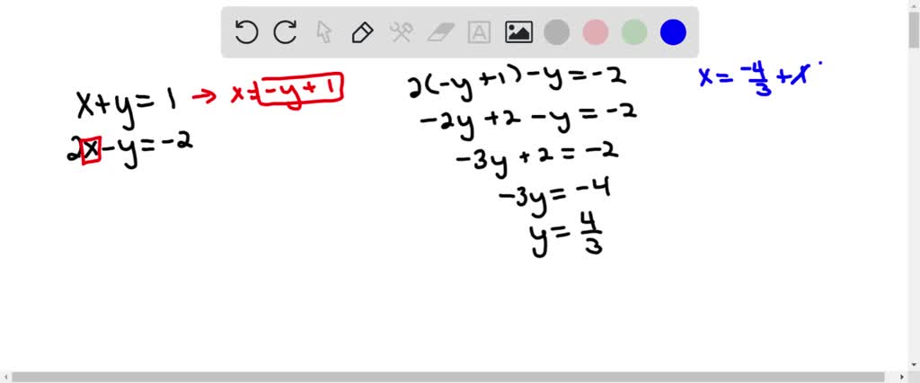 SOLVED if the system of equation x minus y equal to 1 X y equal to 2 