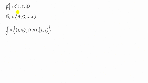 let-mathrma123-mathrmb4567-and-let-f142536-be-a-function-from-a-to-b-show-that-f-is-one-one
