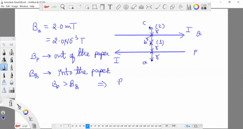 two-wires-carry-equal-currents-in-opposite-directions-as-in-figure-mathrmp-245-the-field-is-20-mathr