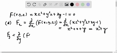 suppose-that-z-is-defined-implicitly-as-a-function-of-x-and-y-by-the-equation-fx-y-zx-z2y2-zx-y-10-a
