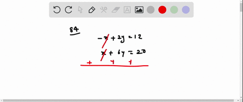 use-linear-combinations-to-solve-the-system-beginaligned-x2-y12-x6-y20-endaligned