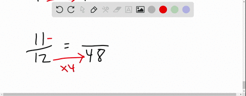 write-an-equivalent-fraction-with-the-given-denominator-frac1112frac48