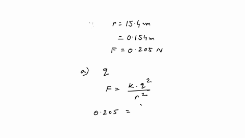 two-small-plastic-spheres-are-given-positive-electric-charges-when-they-are-154-mathrmcm-apart-the-r