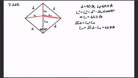 a-baseball-diamond-has-four-bases-forming-a-square-that-are-90-feet-apart-the-pitchers-mound-is-605-